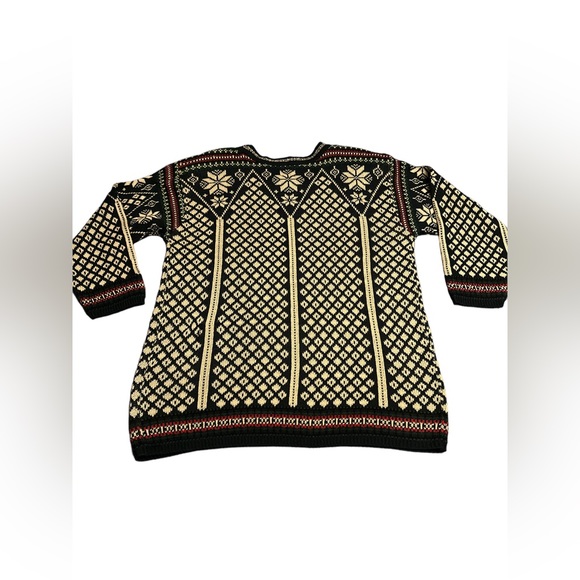 Jacque And Koko VTG Winter Sweater w/ Shoulder Pads Size 14/16 Ugly Christmas - Picture 6 of 6